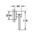 Поставка за тоалетна хартия Grohe Essentials 40689DA1 – Grohe 11.1.4.0005 - siko.bg Поставка за тоалетна хартия Grohe Essentials 40689DA1 – Grohe 11.1.4.0005 – миниатюра 1
